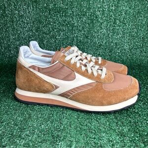 NEW Vintage‎ 1980s Sears “The 440” Tennis Shoes Brown Suede Mens 10.5 2E Wide